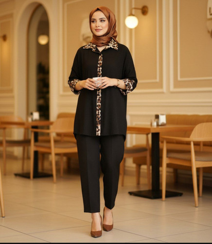 شومیز حاشیه پلنگی