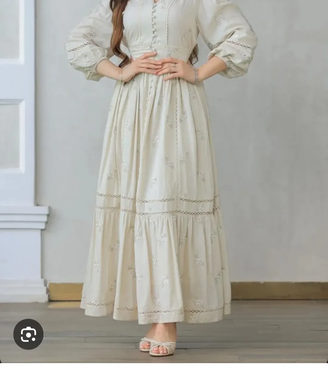 لباس ساحلی زنانه با گلدوزی