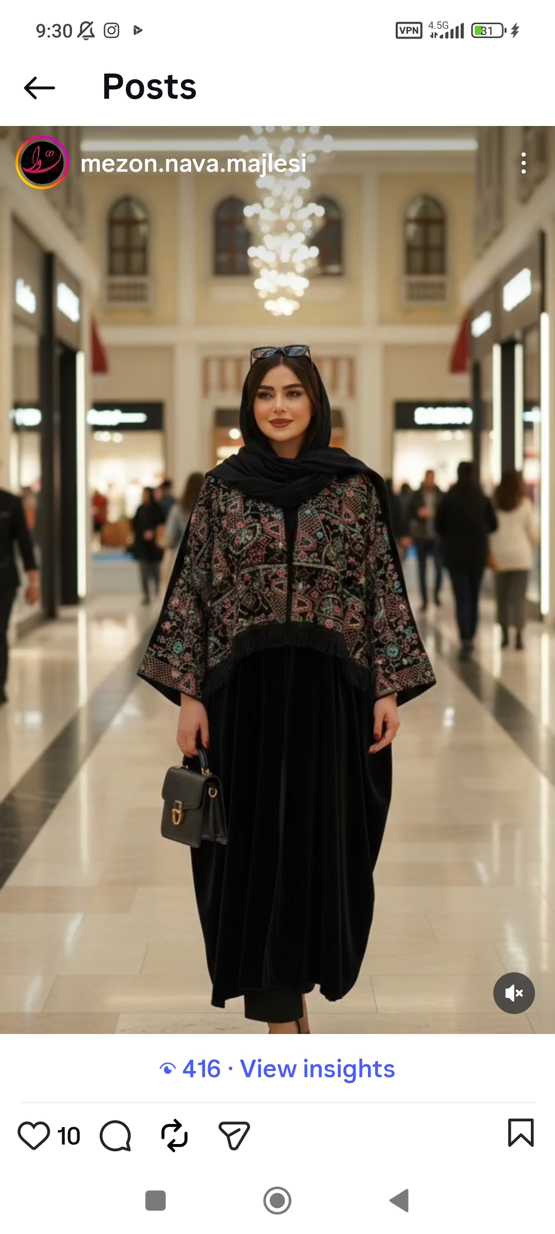 پانچ سوزندوزی مخمر مشکی گرم بالا